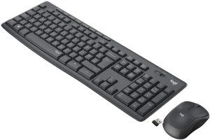 Zestaw bezprzewodowy klawiatura + mysz Logitech MK295 Silent Wireless Combo grafitowy - OTW OPAK