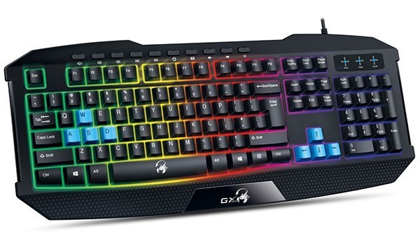 Genius GX GAMING Scorpion K215 klawiatura przewodowa (USB) CZ/SK, czarna