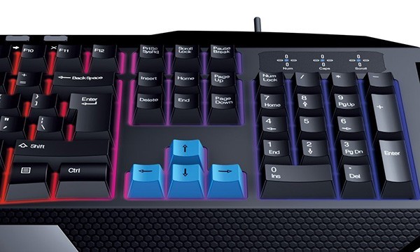 Genius GX GAMING Scorpion K215 klawiatura przewodowa (USB) CZ/SK, czarna