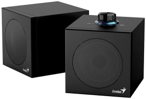 Genius głośniki SP-HF300U, 2.0, 4W, czarne, regulacja głośności, 100 Hz - 20 kHz