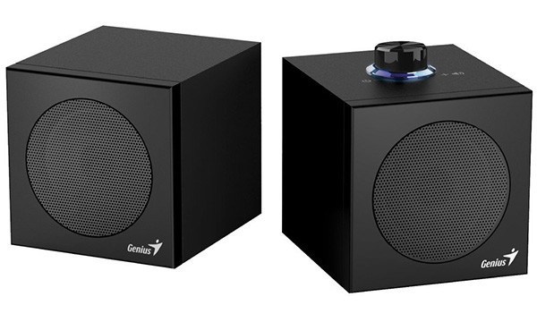 Genius głośniki SP-HF300U, 2.0, 4W, czarne, regulacja głośności, 100 Hz - 20 kHz