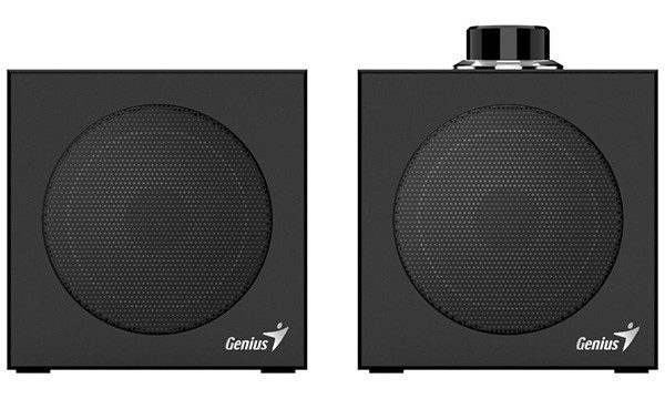 Genius głośniki SP-HF300U, 2.0, 4W, czarne, regulacja głośności, 100 Hz - 20 kHz