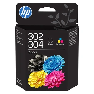 HP oryginalny ink / tusz B82L1AE, HP 302/304, BK/CMY, 170/150s, 2-pack