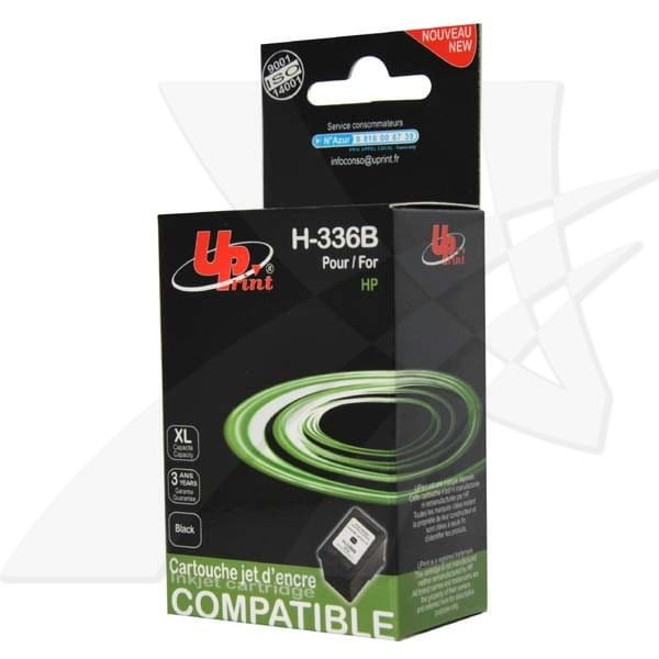 UPrint kompatybilny ink / tusz z C9362EE, HP 336, black, 10ml, H-336B, dla HP Photosmart 325, 375, 8150, C3180, DJ-5740, 6540