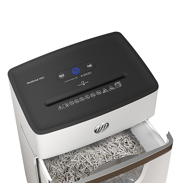 HP Niszczarka OneShred 15CC krosowym układem noży