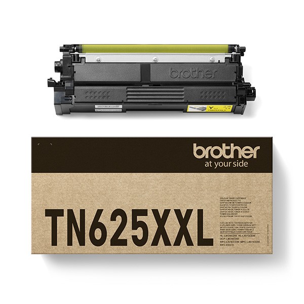 Brother oryginalny toner TN-625XXLY, yellow, 6500s