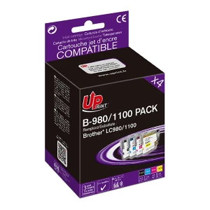 UPrint kompatybilny ink / tusz z B-980/1100 BK/C/M/Y PACK 4, 1xblack/1xcyan/1xmagenta/1xyellow