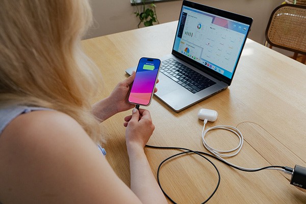 Verbatim USB kabel USB C (M) - USB C (M), 60W, 1m, czarno-biały, box, 32391