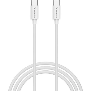 Verbatim USB kabel USB C (M) - USB C (M), 100W, 3m, biała, box, 32409