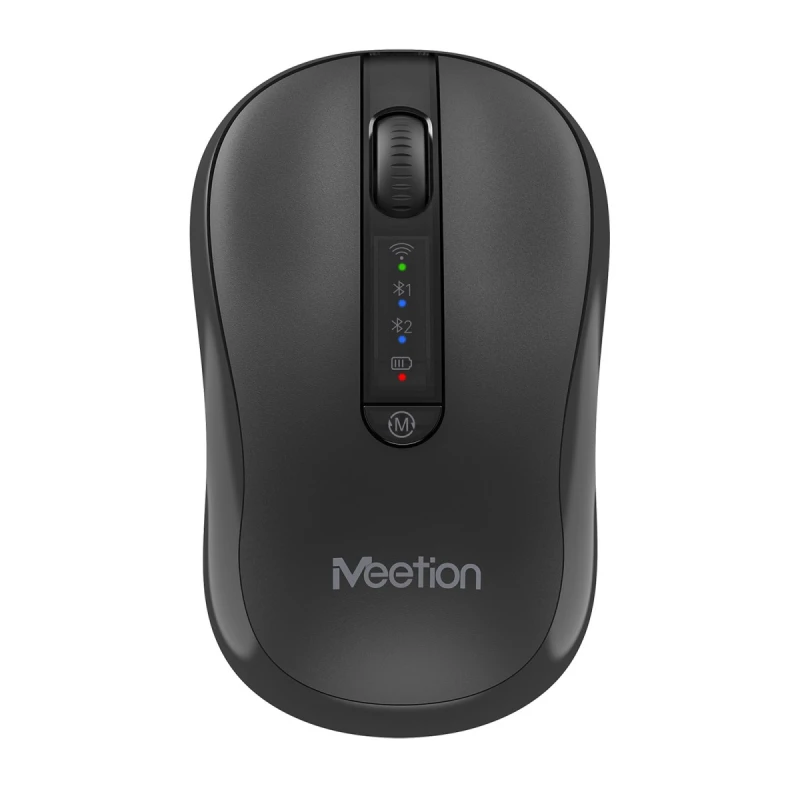 Meetion BTM185 Mysz bezprzewodowa, czarna, 3200DPI
