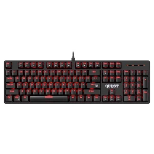 Klawiatura przewodowa Defender QUEST GK-596 MECHANICZNA podświetlana gaming RGB - OTW OPAK