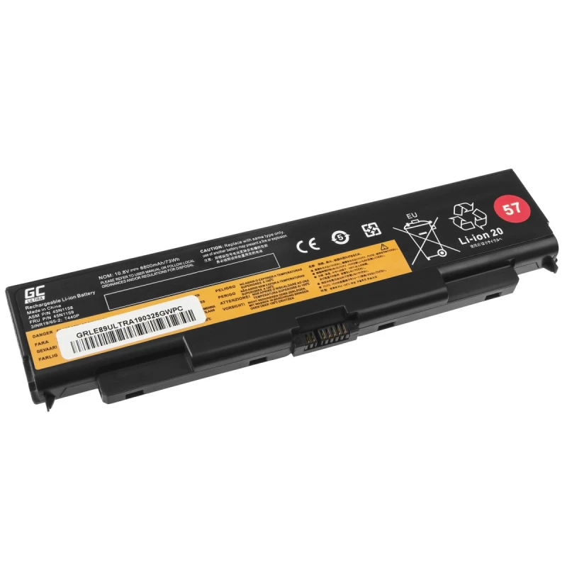 Green Cell bateria ULTRA do Lenovo ThinkPad T440p T540p W540 W541 L440 L540