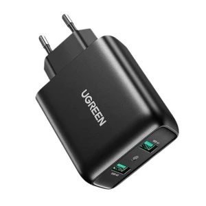 Ładowarka sieciowa Ugreen CD161 2xUSB, 18W, PD3.0 - czarna