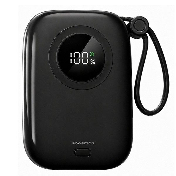 POWERTON ENERGY DARK EDITION 10000mAh, czarna