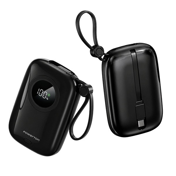 POWERTON ENERGY DARK EDITION 10000mAh, czarna