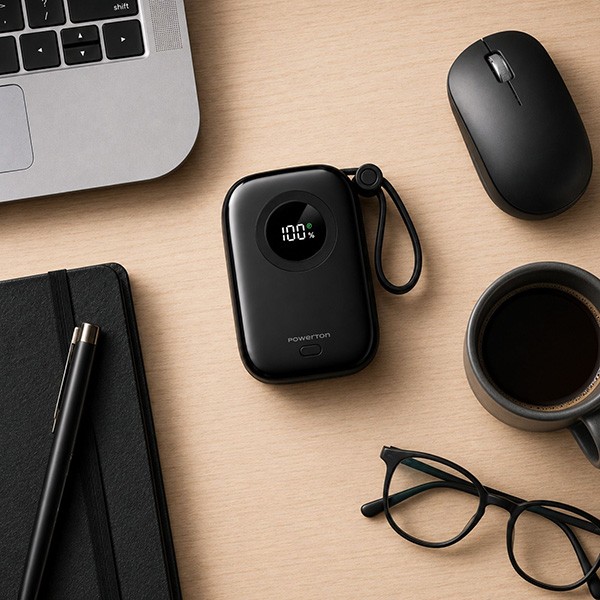 POWERTON ENERGY DARK EDITION 10000mAh, czarna