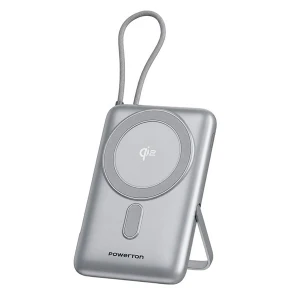 POWERTON Energy MagCore 10000mAh, Srebrny