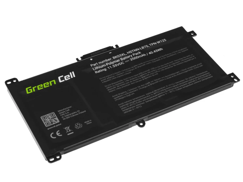 Green Cell bateria BK03XL do HP Pavilion x360 14-BA 14-BA015NW 14-BA022NW 14-BA024NW 14-BA102NW 14-BA104NW