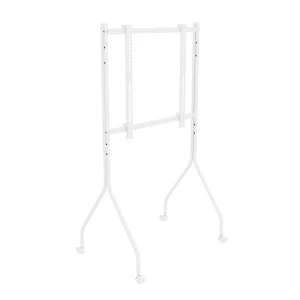 Stojak podłogowy na TV Maclean MC-180 W, mobilny, 37"-80", obciążenie 50kg, max. VESA 600x400, biały