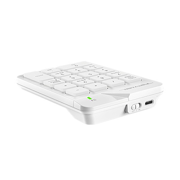 A4Tech FStyler FGK21C klawiatura numeryczna bezprzewodowa biała