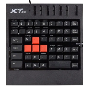 A4Tech X7 G100 klawiatura przewodowa (USB) czarna