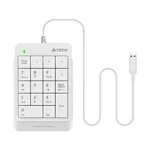 A4Tech FStyler FK13P klawiatura numeryczna przewodowa (USB) biała
