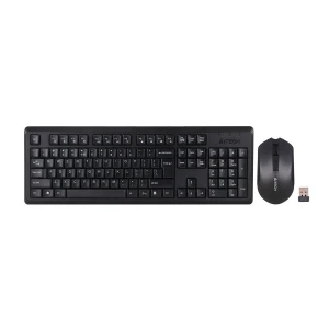 A4tech 4200N zestaw klawiatury bezprzewodowej i myszy V-Track CZ/US, czarna
