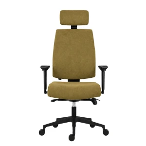 Powerton ERGO JANA Ergonomiczny fotel biurowy, żółta