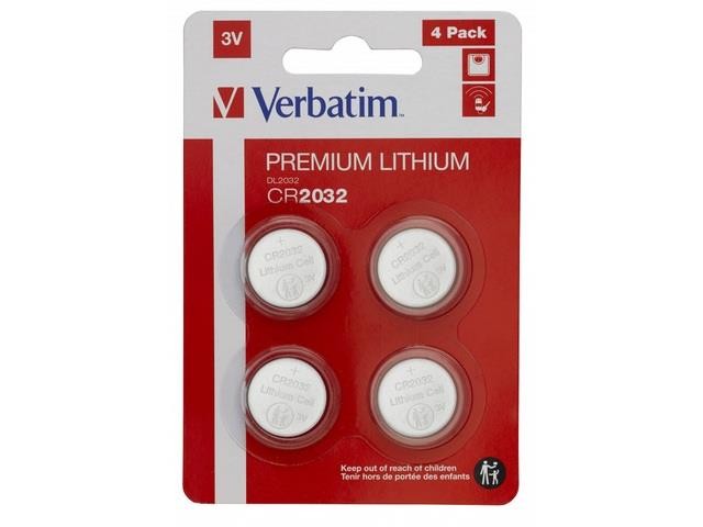Bateria Verbatim CR2032 (4 szt blister) - OTW OPAK