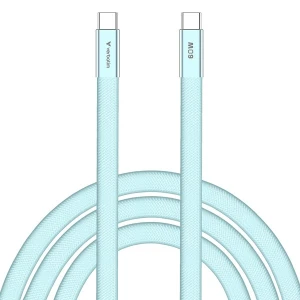 Verbatim USB-C kabel SoftTouch USB C (M) - USB C (M), 60W, 1.2m, Cyan, box, 30273
