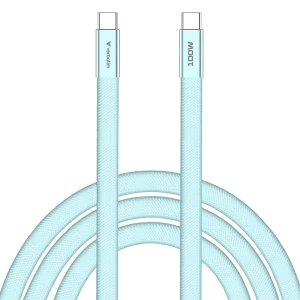 Verbatim USB-C kabel SoftTouch USB C (M) - USB C (M), 100W, 1.2m, niebieski, box, 30276