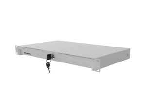 Szuflada do szaf 19" Lanberg 1U 270mm (1U/483x270mm udźwig do 30kg) szara