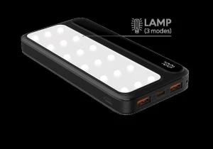 Powerbank Rebeltec P10 LCDPD LAMP (10 000mAh 22,5W) z latarką LED