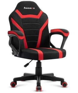 Fotel gamingowy dla dziecka Huzaro Ranger 1.0 Red Mesh - OTW OPAK