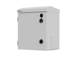 Szafa instalacyjna Rack wisząca 10" hermetyczna IP55 do montażu na ścianie/słupie 320x220x400 szara Lanberg (złożona)