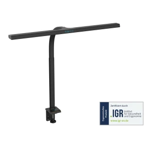 Lampa biurkowa DIGITUS LED, 80 cm, 2400 lm, 16 W, temp. barw 3000K-6500K, czarna