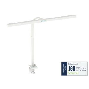 Lampa biurkowa DIGITUS LED, 80 cm, 2400 lm, 16 W, temp. barw 3000K-6500K, biała