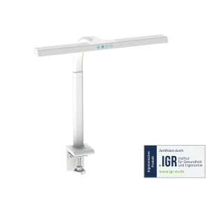 Lampa biurkowa DIGITUS LED, 50 cm, 1025 lm, 7 W, temp. barw 3000K-6500K, biała