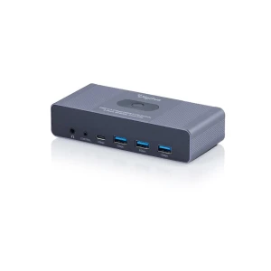 Przełącznik/Switch KVM DIGITUS HDMI 2x2 UHD 4K@60Hz 3x USB-A 3.1 Gen1 1x USB-C USB 3.1 Gen1