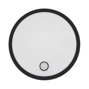Lampa LED z czujnikiem ruchu Maclean MCE535 B, czujnik PIR, czarna, 10W/15/18W, IP65, możliwość zmiany barwy 3000/4000/6000K