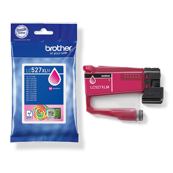 Brother oryginalny ink / tusz LC-527XLM, magenta, 2000s