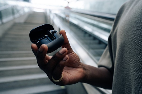 Verbatim TruSound ANC słuchawki douszne z aktywną redukcją szumów, czarna, USB-C