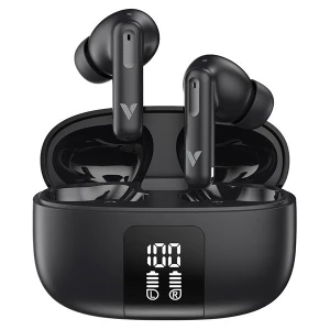 Verbatim TruSound ANC + ENC słuchawki douszne z aktywną redukcją szumów, czarna, USB-C