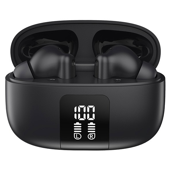 Verbatim TruSound ANC + ENC słuchawki douszne z aktywną redukcją szumów, czarna, USB-C