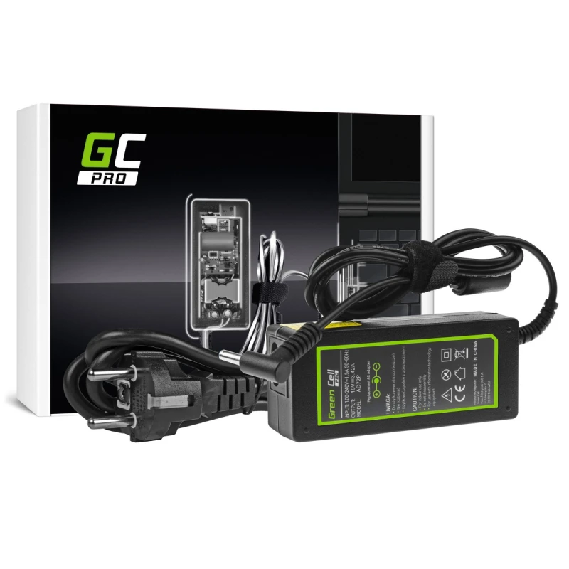 Green Cell do ładowarka / AC adapter 19V 3.42A 65W do AsusPro BU400 BU400A PU551 PU551L PU551LA PU551LD PU551J PU551JA