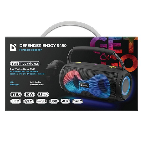 Defender głośnik Enjoy S450, 10W, czarny