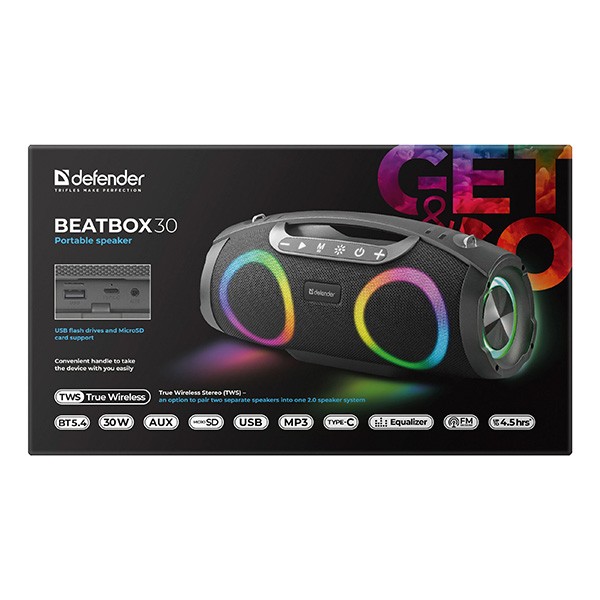Defender głośnik Beatbox 30, 30W, czarny