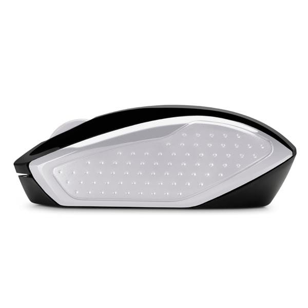 HP mysz 200 Wireless Pike Silver, 1000DPI, 2.4 [GHz], optyczna, 3kl., 1 scroll, bezprzewodowa, srebrna, 2 szt AAA, MacOS X 10.x,Go
