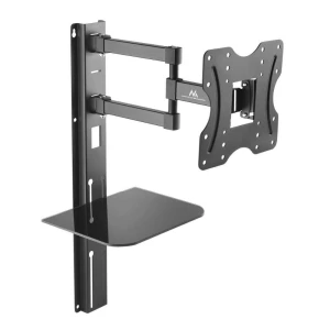 Uchwyt do telewizora Maclean MC-771 23-42" 30kg czarny max VESA 200x200 z półką na DVD - USZ OPAK