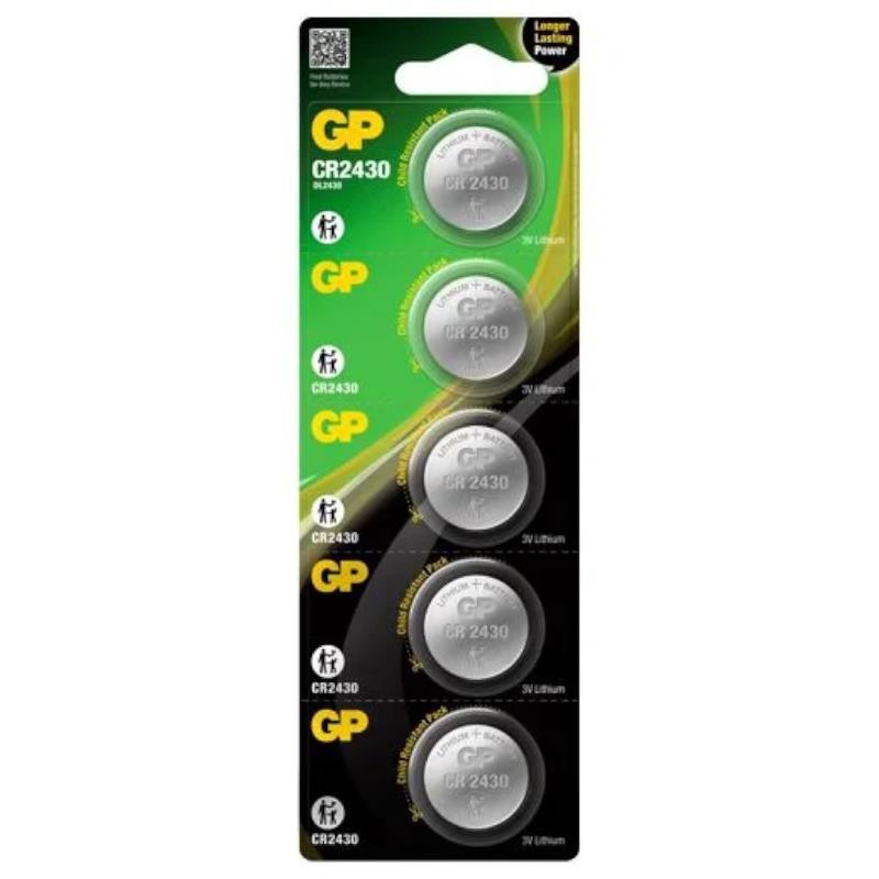 Baterie litowe mini GP CR2430 - blister 5 szt.